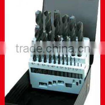 25pc HSS twist shank white,black,tin coated. drill