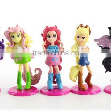 Custom Little pony 3D figure Doll/OEM pony figure/Disney Factory