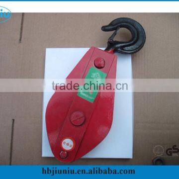 Open Block Pulley, Hoisting Pulley Block Triple Wheel Rotary Hoist Frame photo-3