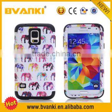 Wholesale Alibaba Three Layer For Galaxy S5 Case,Cover Case Original For Samsung S5 For Galaxy S5 Silicone Bumper Back Cover