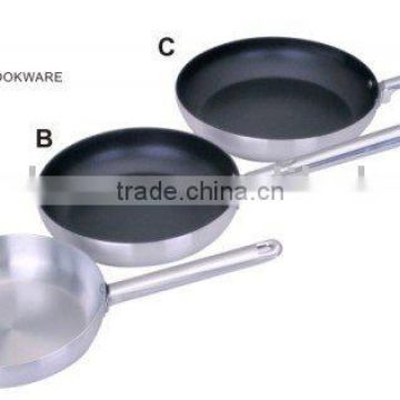 Anodized Aluminium frypan with non-stick coating