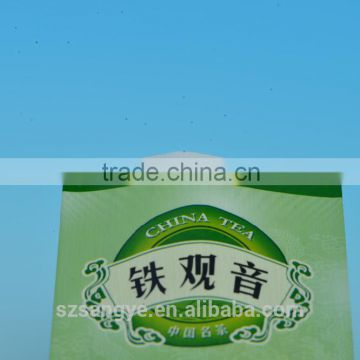 Tea Leaves Packing Side Gusset Bag Green tea Packing