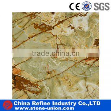 snow jade green marble