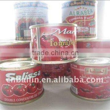Top quality Salsa canned tomato paste Brix:28-30% Cold break 2.2kg