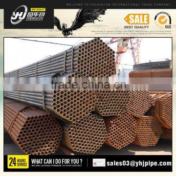 Black steel seamless pipe ASTM A 106 Gr.B SCH40 black round carbon ERW steel pipe