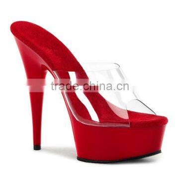 Latest Sexy Red Platform Slipper Sexy Exotic Dancer Shoes Elegant Platform Gladiator Slipper Sex Club Party Shoes