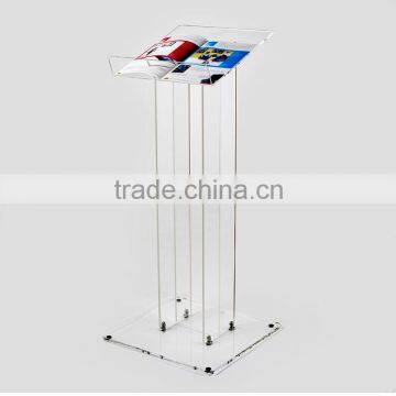 Crystal Clear Transparent Lectern,Classic Acrylic Lectern