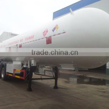 60CBM Liquid gas tank trailer for sale, 3 axles lpg trailer