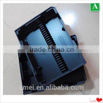 ABS vacuum thermoform thick black plastic machine trays