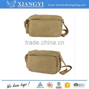 16OZ Canvas bag shoulder messenger bag The fashion leisure sports bag Inclined shoulder bag                        
                                                                                Supplier's Choice