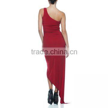 Vintage Mexican Embroidered Dress Prom off Shoulder Red Velvet Evening Dress Asymmetrical Hemline Wedding Dresses photo-5