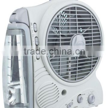 SUNCA AC/DC Rechargeable Oscillating Fan 8" SF-383BL