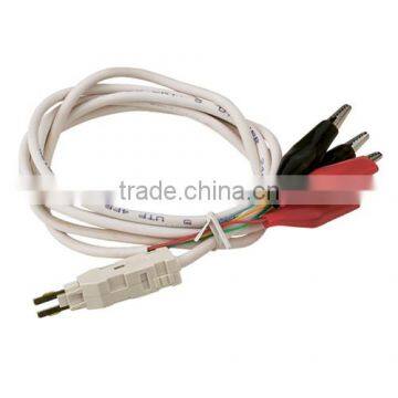 2 or 4 Pole Network Cable Telecom Plug Test Cord with Alligator Clip