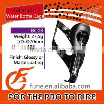 BC03 Carbon Water Bottle Cage 3K Clear Coating