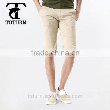 New Korean Style Cool Half Design Cotton Pattern Man Trousers Mens Slim Fit Short Pants photo-3