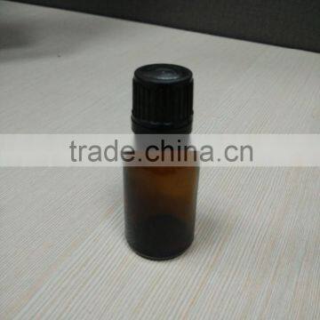 10ml Amber Glass Essential Oil Bottle with Plastic Cap