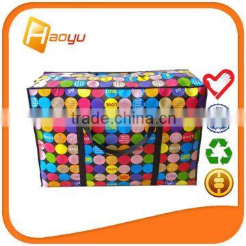 China wholesale foldable zipper tote bag for shopping bags