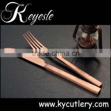Gold Cutlery,flatware Set,copper Cutlery photo-3