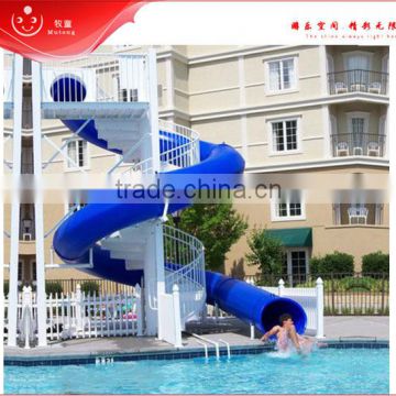 swimming pool with water slides tubes for kids play                        
                                                Quality Choice