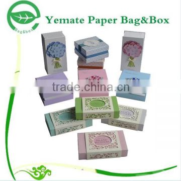 custom handmade soap packaging box/ paper packaging box manufacturer for paper gift packaging box