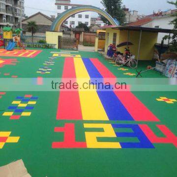 High quality low price Polypropylene(PP) kindergarten / school classroom flooring