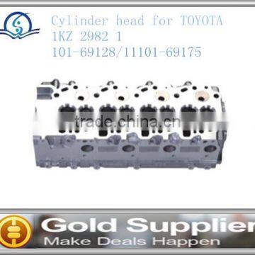 Brand New Cylinder head for TOYOTA 1KZ 2982 11101-69128/11101-69175 with high quality and competitive pice.