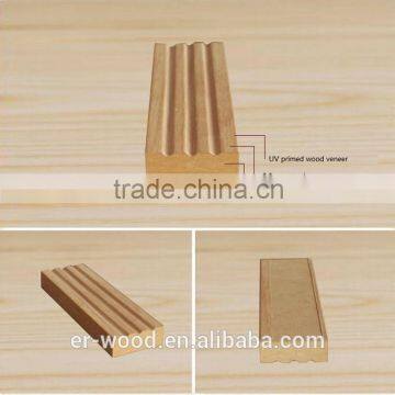 decorative wood column molding for interior decoration