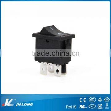 4pins/waterproof/on-off/rocker switch/DPDT/Double pole double throw/ electrical switch 250V AC/ rocker switch KCD1-104