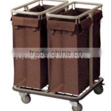 Metal House Keeping carts Service trolley stainless steel trolley for hotel