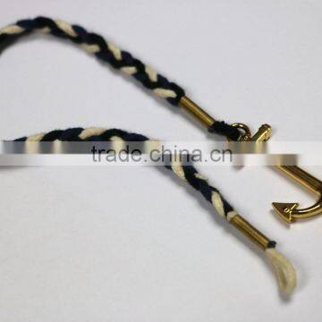 anchor pendant weave shoelace custom shoelace charms metal