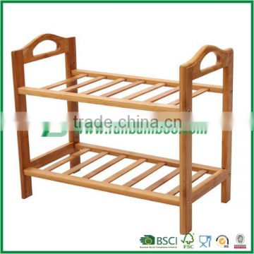 Customed size bamboo shoe rack shoe shelf