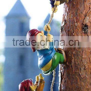 Climbing Gnomes Tree Decor Super Cute Garden Gnome