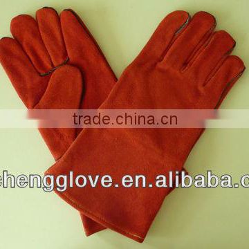 JS4014R Safety Cow Leather Welding Gloves