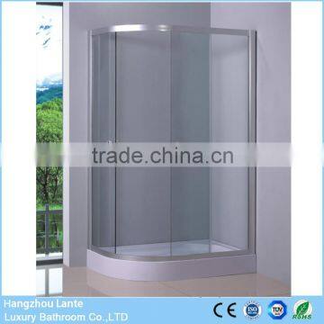Diamond Sliding Tempered Glass Shower