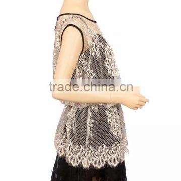 Wholesale Women Clothing Girls' Lace Sleeveless Blouse With Waist Strap photo-4