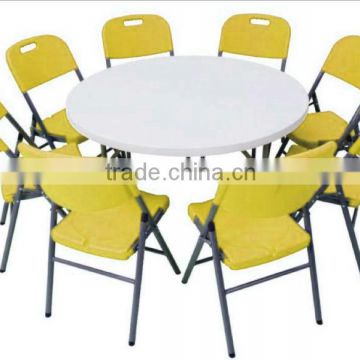 8 Person Round Dining Table