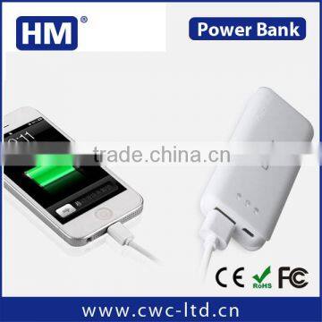 universal customized mobile power bank gifts with fc ce rohs