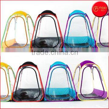 Hot sale new PVC 1 person outdoor cabana tent spectator tent fishing tent