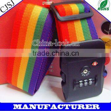 Wholesale Password Lock Travelling TSA Luggage Belt Strap TSA-319