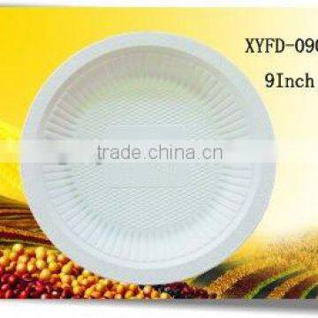 biodegradable disposable tableware eco-friendly 9 inch plate