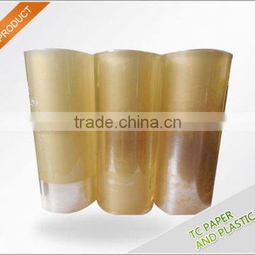 Freezer Storage clear pvc cling film for packaging food grade stretch film pvc super clear film