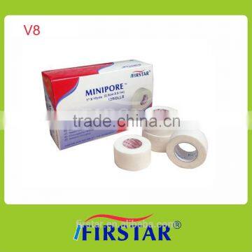 non-woven hypoallergenic tape high quality adhesive surgical tape pre-cut non-woven tape