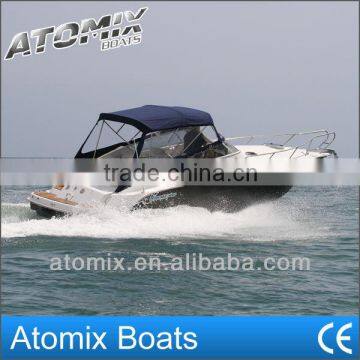 8m CE approvde Fiberglass boat with inboard engine (7500 Sports Cruiser)