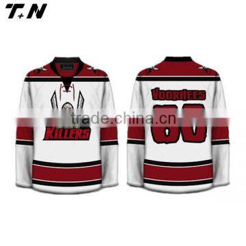 high quality sublimation ice hockey jersey sewing pattern