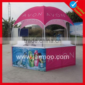 Advertising full color printing factory supply gazebo tent hexagon construction