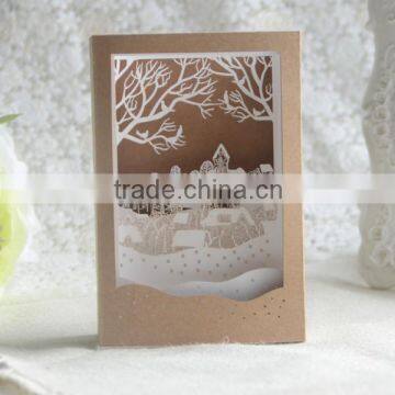 Unique Handmade custom pop up christmas cards for party favors