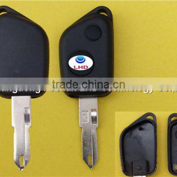 keyless entry remote key case shell replacement for peugeot 2 button 206 car key fob shell