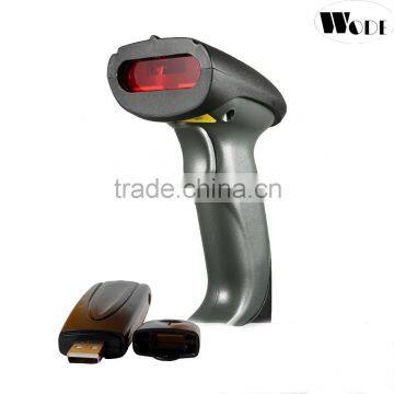 Cheap price 1d wireless barcode reader for the wireless (2.4Ghz) laser barcode scanner