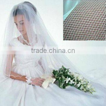 quadrangle mesh wedding dress fabric 20D