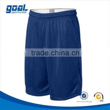 2015 custom design Dynamic polyester mesh men's training shorts